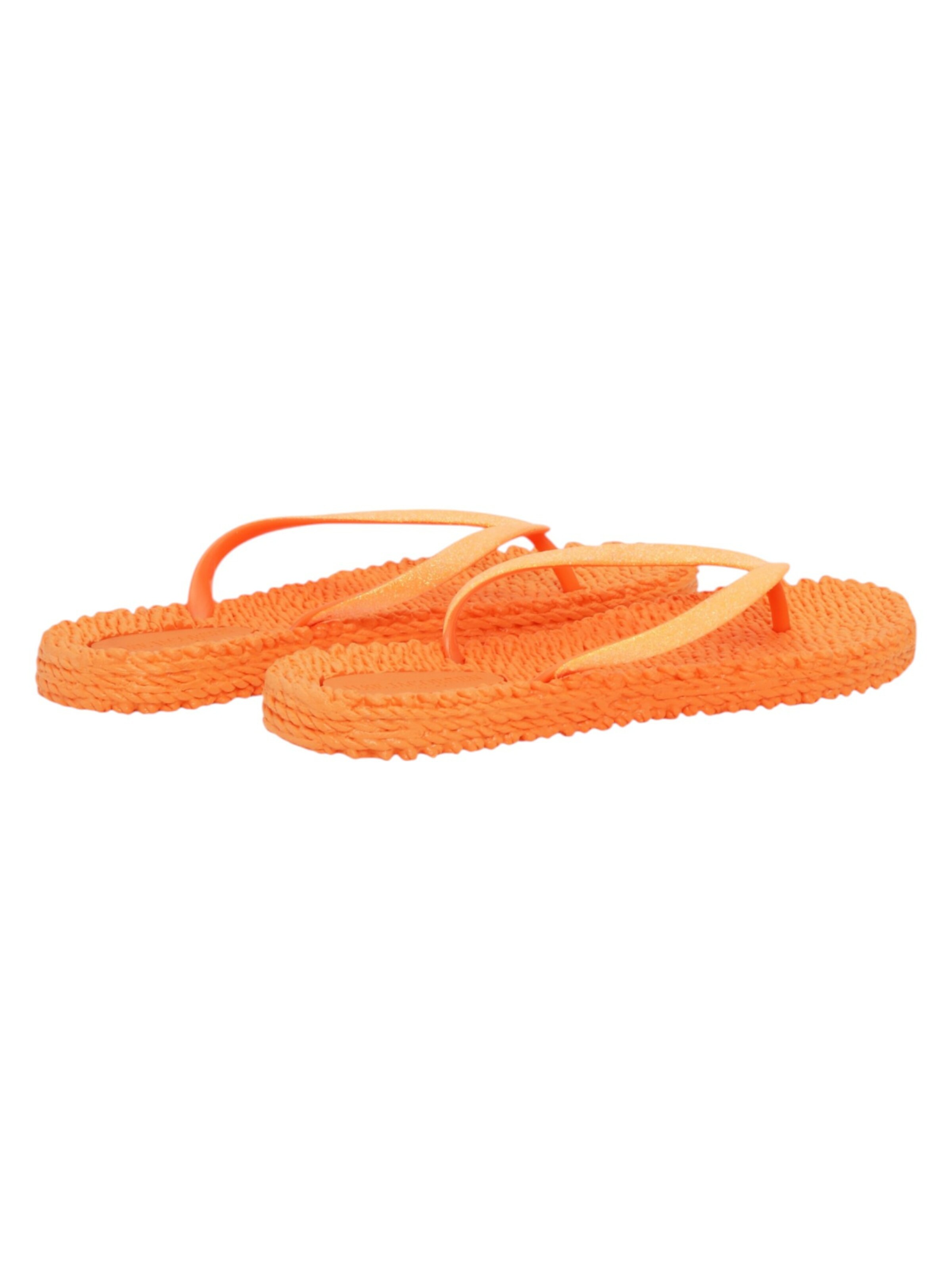 ILSE JACOBSEN T-Bar Sandals 'CHEERFUL01' in Orange