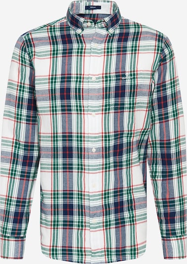 GANT Hemd 'WINDBLOWN' in indigo / dunkelgrün / rot / weiß, Produktansicht
