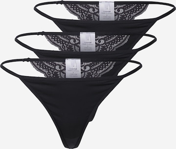 ABOUT YOU String 'Nicky Thong' in Black: front