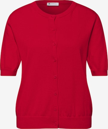 STREET ONE Strickjacke in Rot: Vorderseite