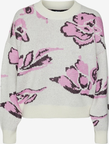 Pull-over 'VMESTRID' VERO MODA en beige : devant