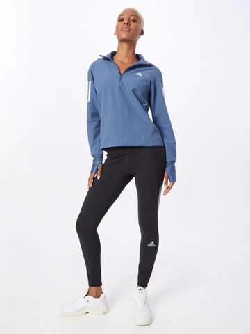 ADIDAS SPORTSWEAR Athletic Sweatshirt 'Own The Run ' in Blue