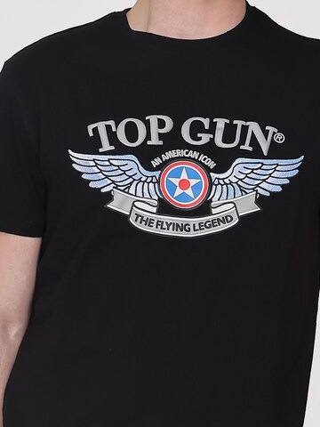 TOP GUN T-Shirt in Schwarz