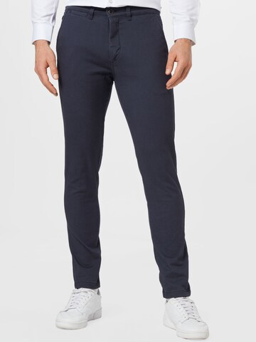 JACK & JONES Slim fit Chino trousers 'Macro Dave' in Beige: front