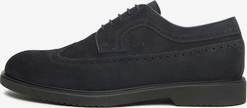 Nero Giardini Mokassin 'Arold 139' in Blau: Vorderseite