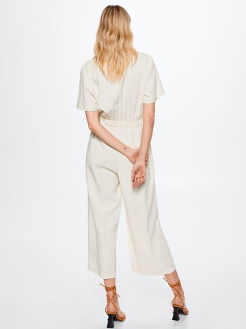 MANGO Jumpsuit 'Bosco' in Beige