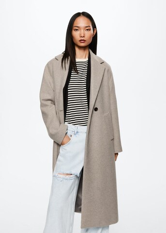 Manteau mi-saison 'Gauguin' MANGO en marron : devant