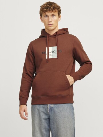 JACK & JONES Sweatshirt i brun: forside