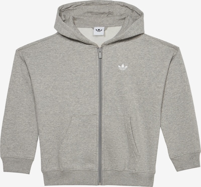 ADIDAS ORIGINALS Gornji dio trenirke 'OVERSIZED FULL ZIP HOODIE' veličine 128 u siva melange, Pregled proizvoda