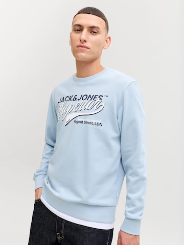 JACK & JONES Sweatshirt 'logo' in Blue: front