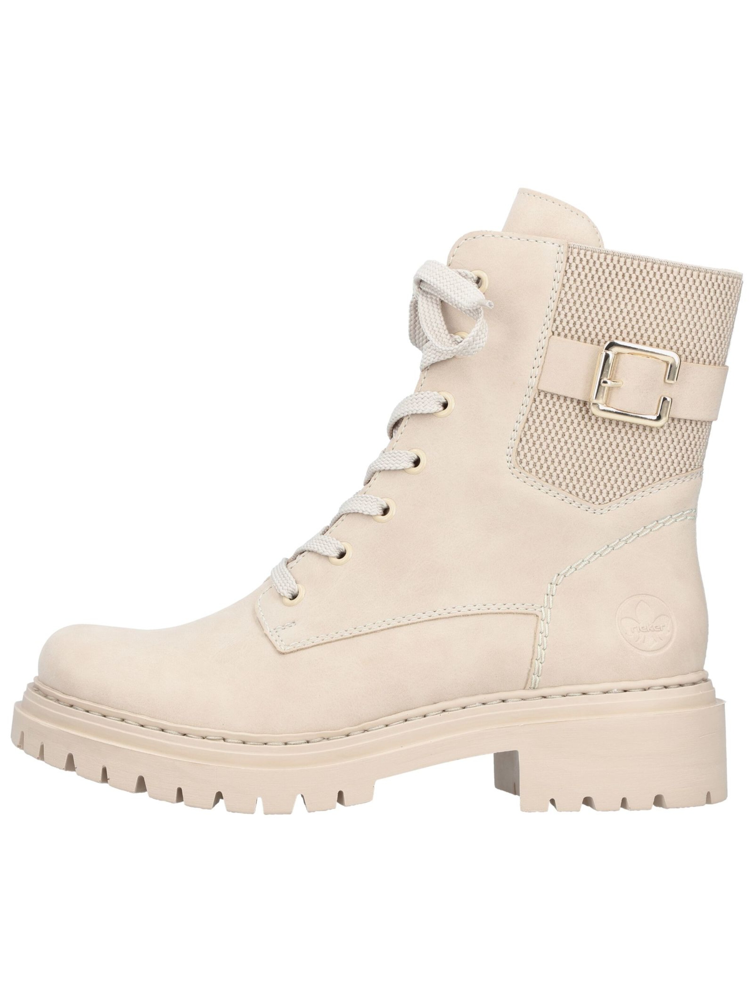 Bottines à lacets Rieker en beige