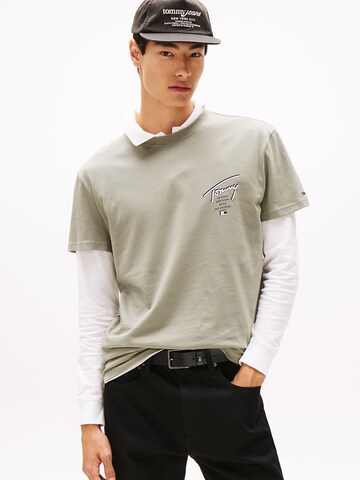 T-Shirt 'City' Tommy Jeans en vert