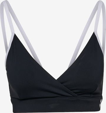Hummel Bustier Sporttop in Zwart: voorkant