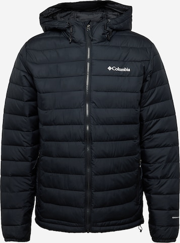 COLUMBIA Outdoorová bunda 'Powder Lite II' – černá: přední strana