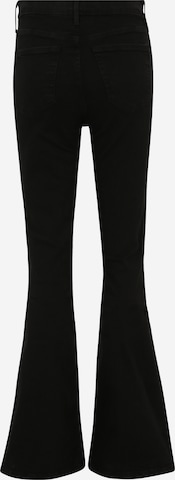 Topshop Tall Flared Jeans in Schwarz