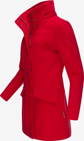 MARIKOO Between-seasons coat in Red