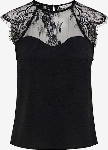 ONLY Toppi 'ONLMETTE' värissä musta: etupuoli