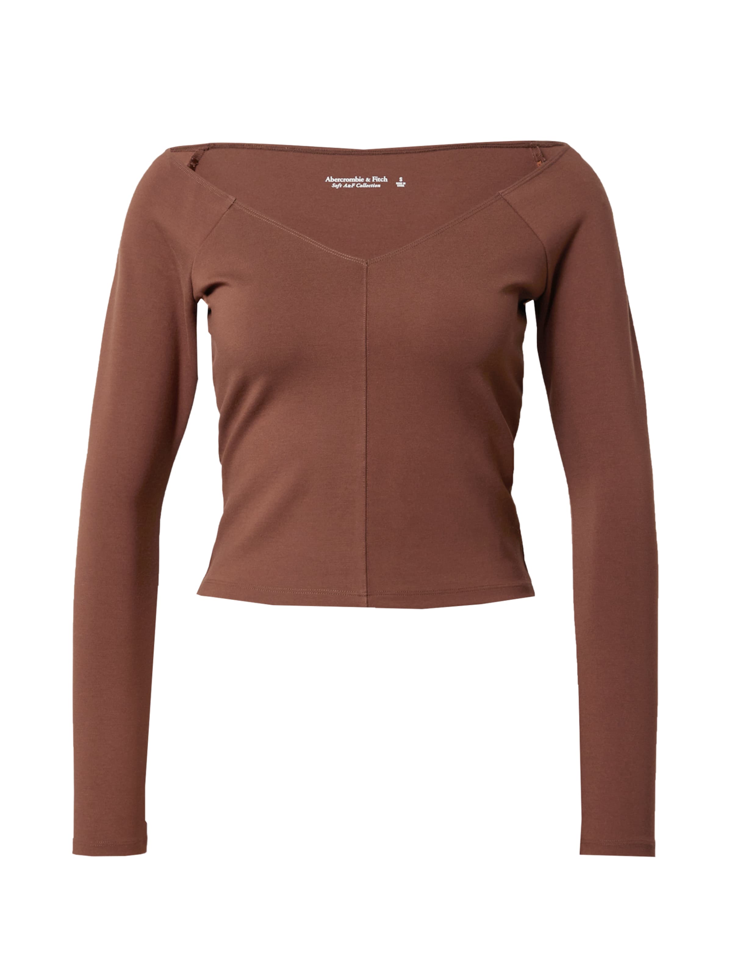 Abercrombie & Fitch T-shirt i brun: framsida
