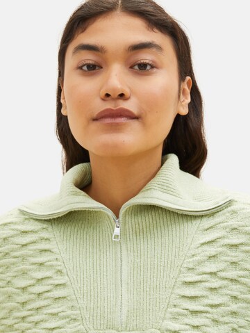 Pullover di TOM TAILOR DENIM in verde