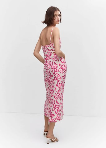 Robe 'Olimpia' MANGO en rose