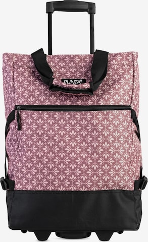 Trolley 'Print' di Punta in rosa: frontale