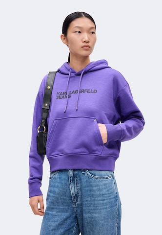 KARL LAGERFELD JEANS Sweatshirt in Lila