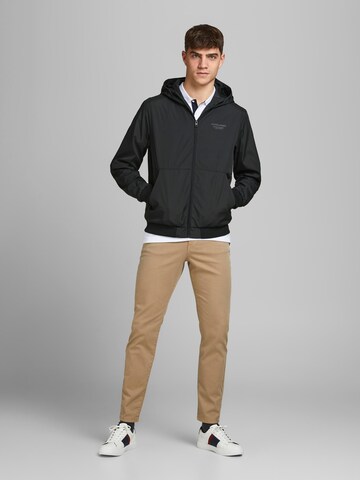 JACK & JONES Overgangsjakke 'Seam' i sort