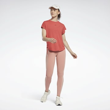 Reebok Skinny Workout Pants in Red