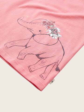 TOM TAILOR T-Shirt in Pink