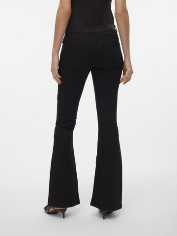 VERO MODA Flared Jeans 'SIGI' in Zwart