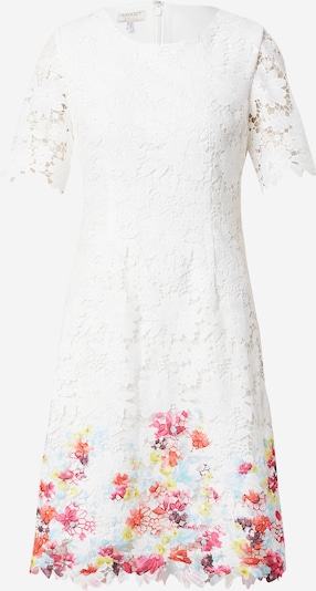 APART Robe de cocktail en mélange de couleurs / blanc, Vue avec produit
