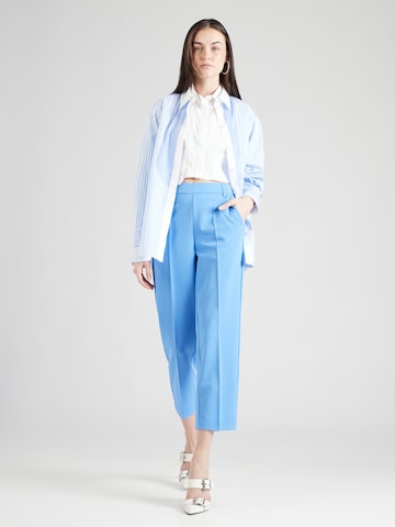Loosefit Pantalon à plis 'Sakura' Kaffe en bleu