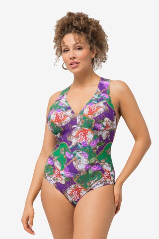 Ulla Popken Swimsuit in Mixed colors: front