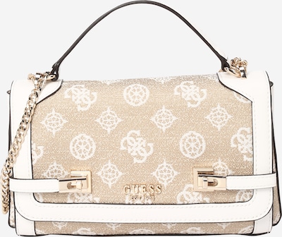 GUESS Crossbody bag 'LORALEE' in Camel / Gold / White, Item view