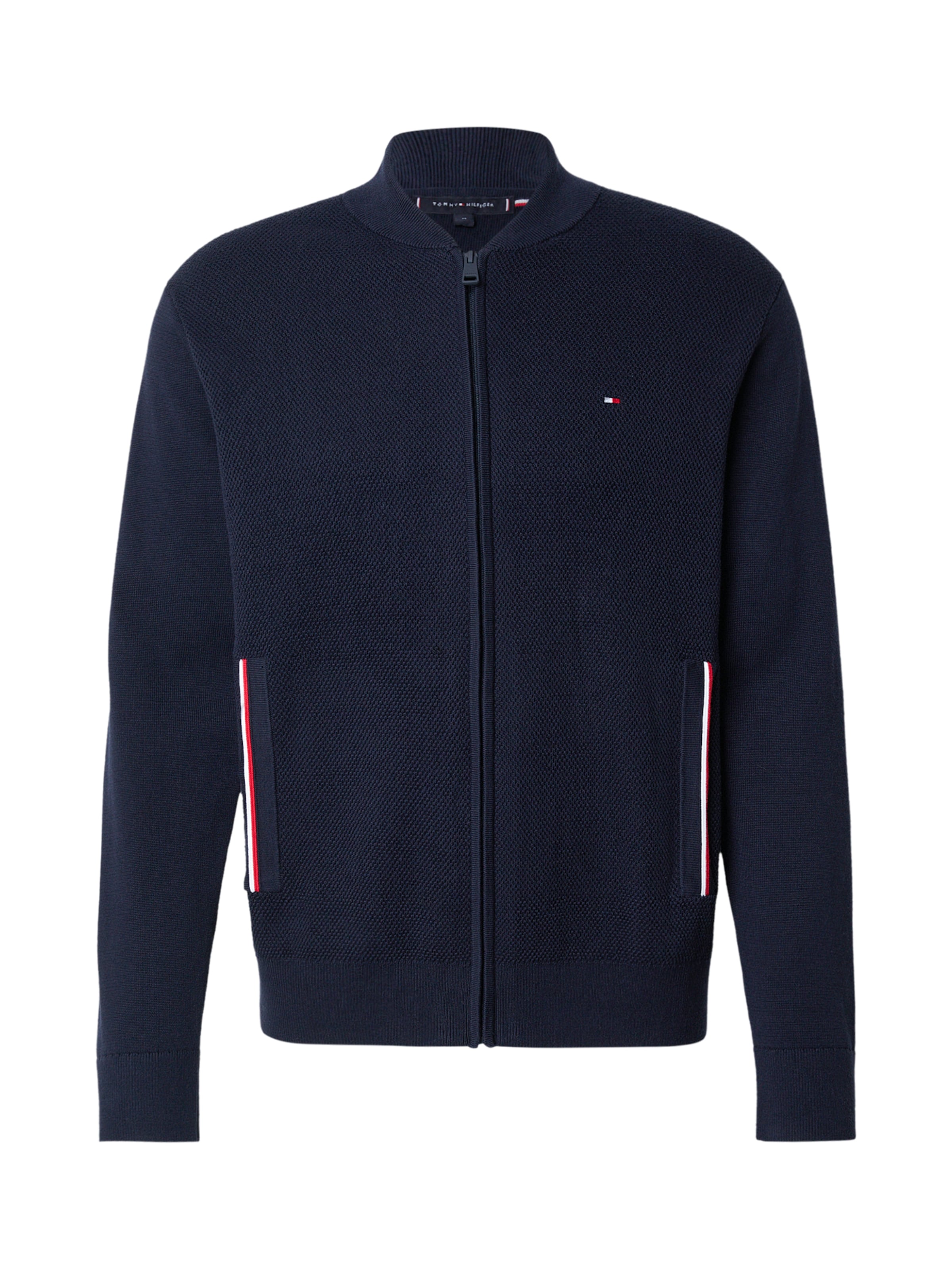 TOMMY HILFIGER Strickjacke in Blau: Vorderseite