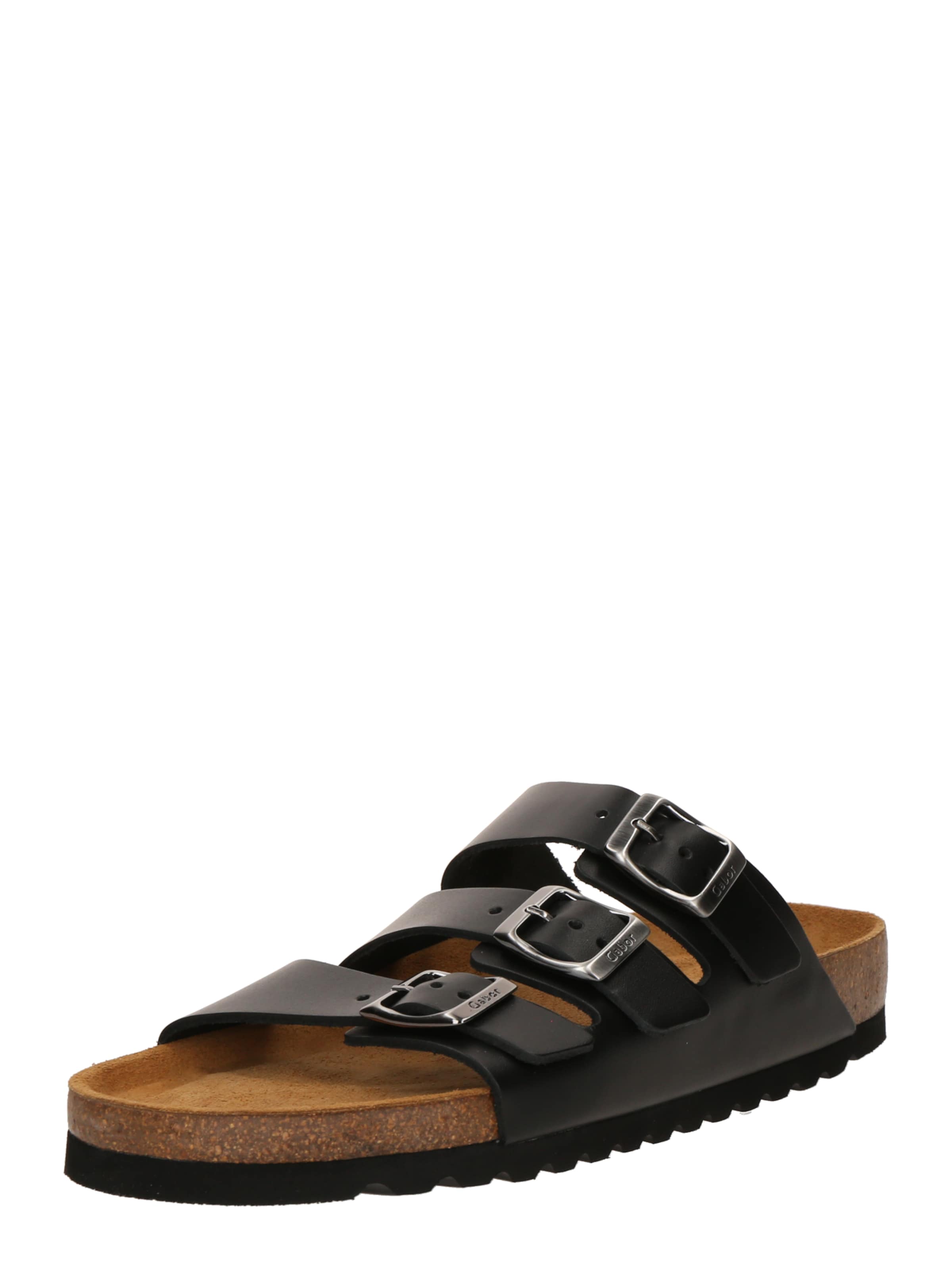 GABOR Muiltjes in Zwart: voorkant