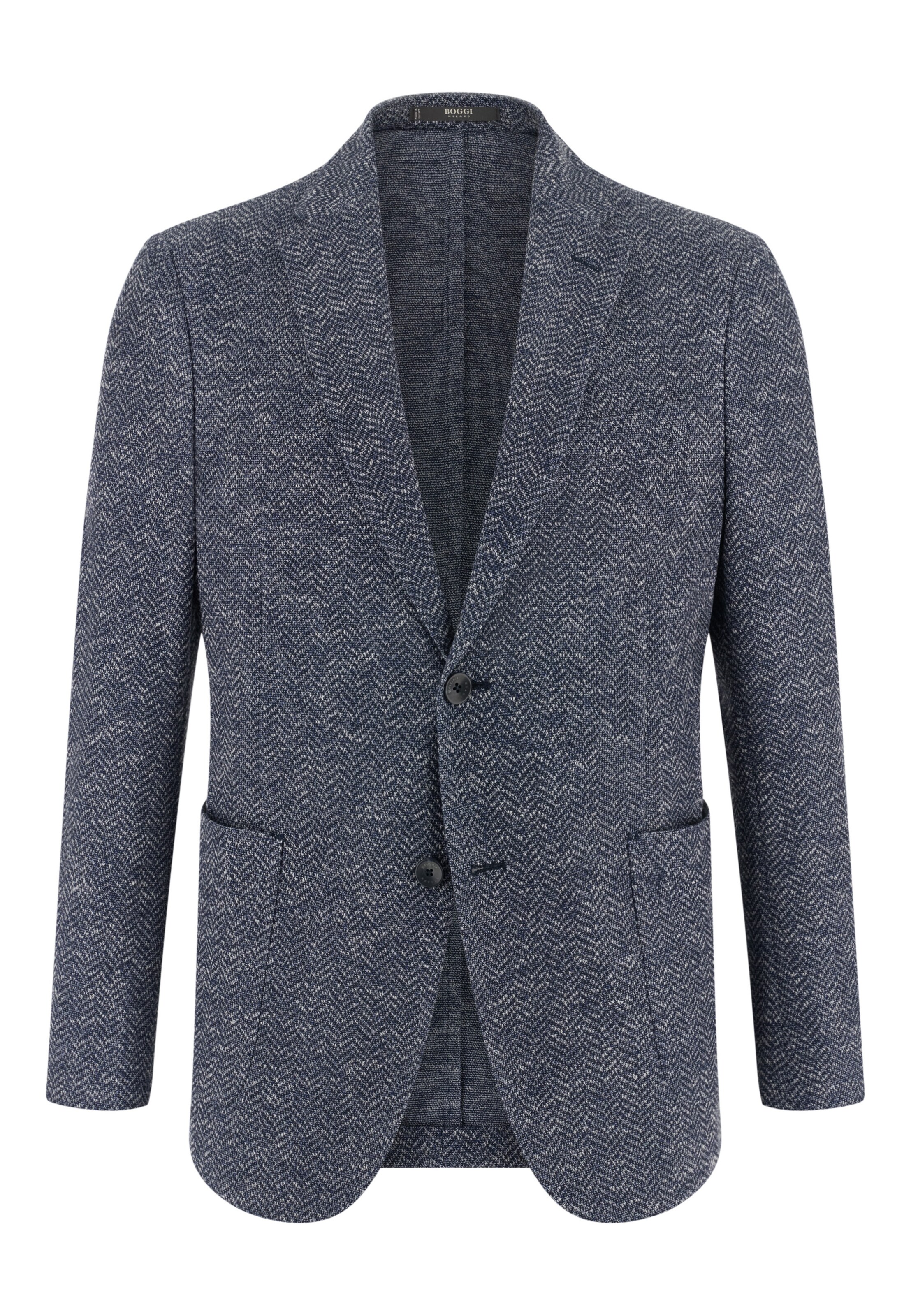 Boggi Milano Regular fit Colbert in Blauw: voorkant