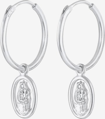 ELLI Earrings 'Marienbild' in Silver: front