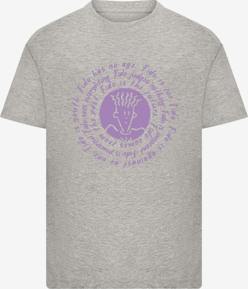 T-Shirt 'Fido Dido Is For Fido Spiral' F4NT4STIC en gris : devant