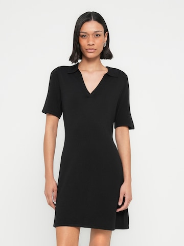 Calvin Klein Pletené šaty - Čierna: predná strana