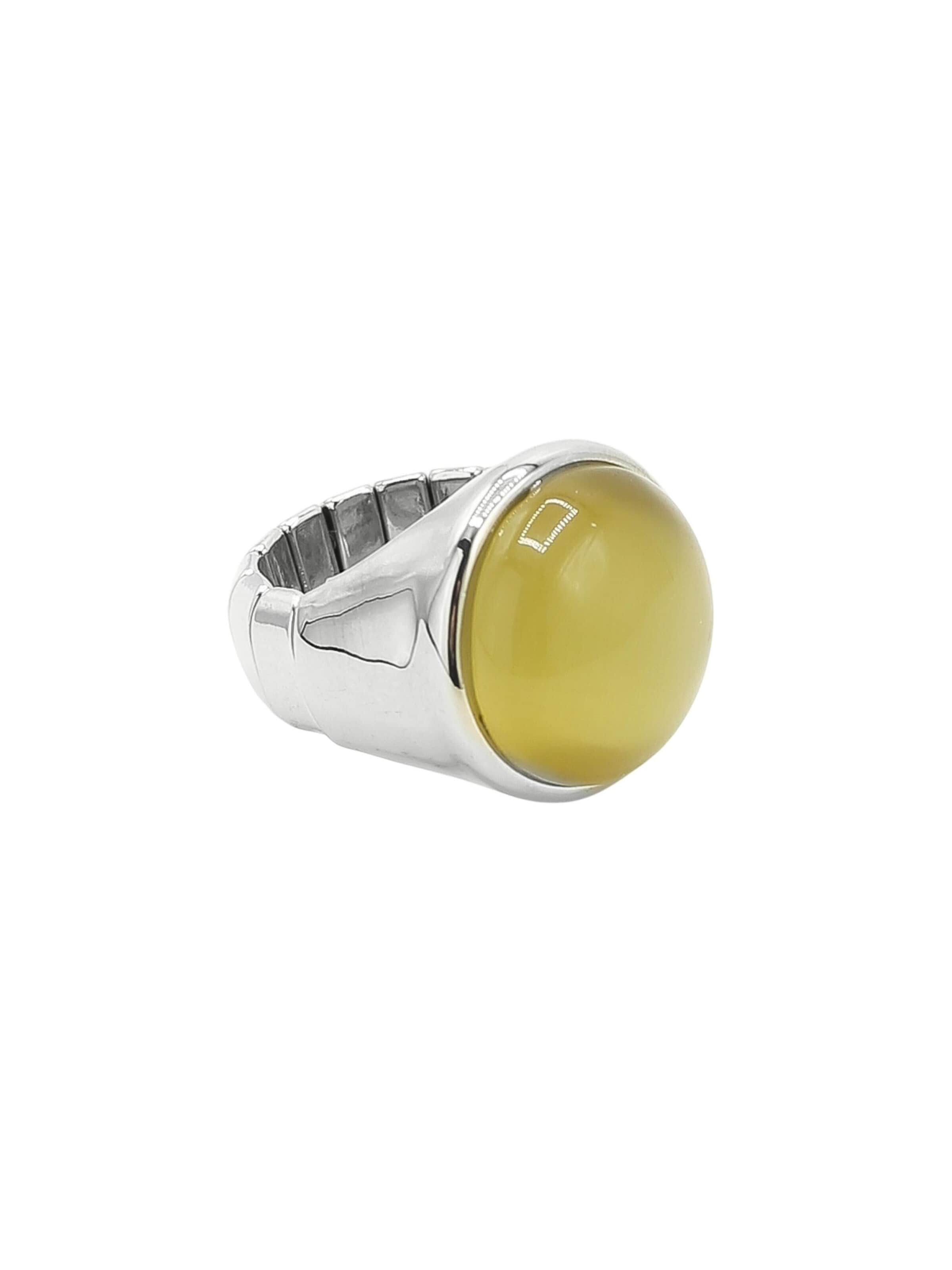 COLLEZIONE ALESSANDRO Ring 'Olive' in Green