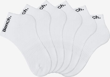 Chaussettes de sport BENCH en blanc : devant