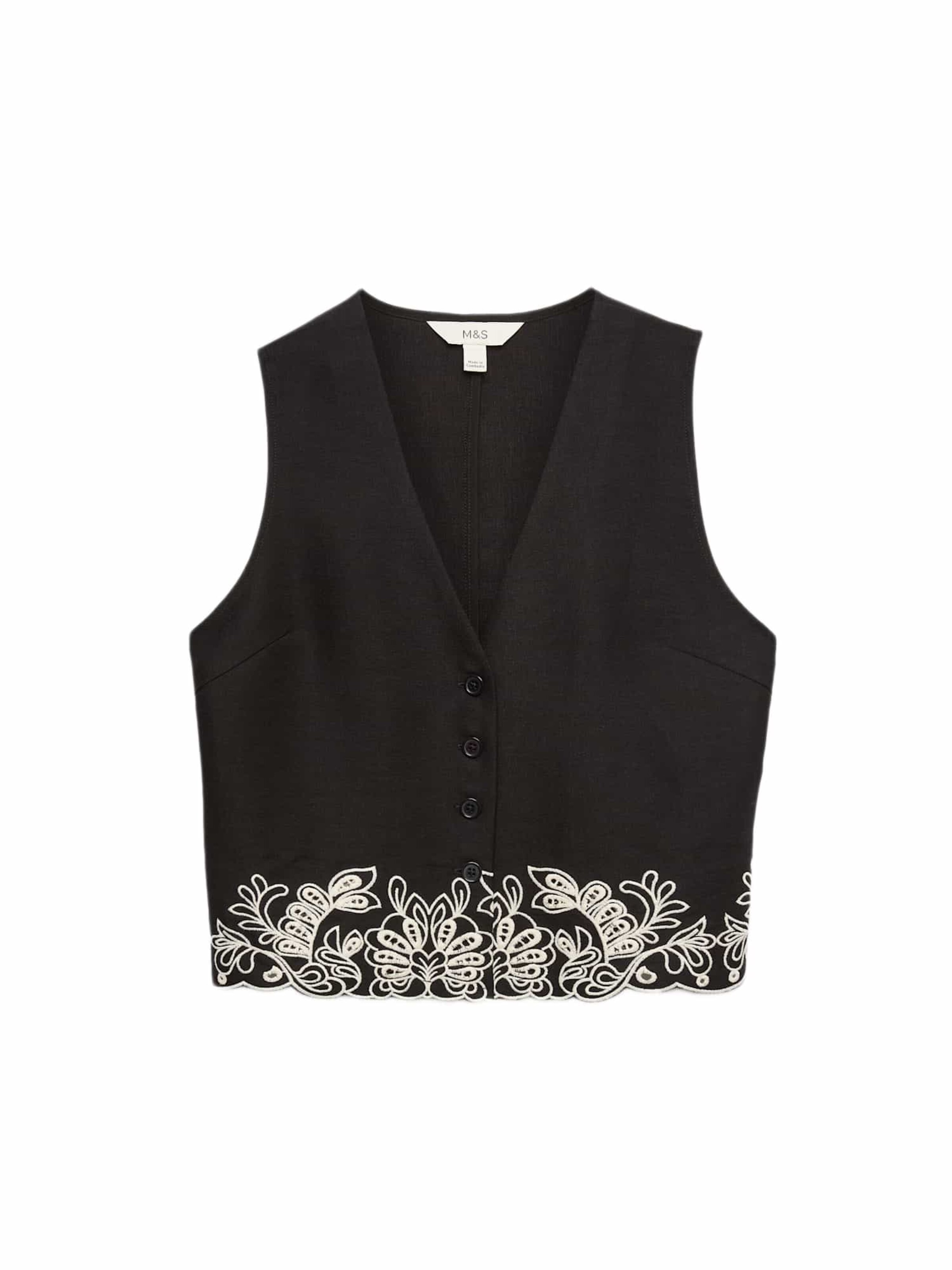 Gilet Marks & Spencer en noir : devant