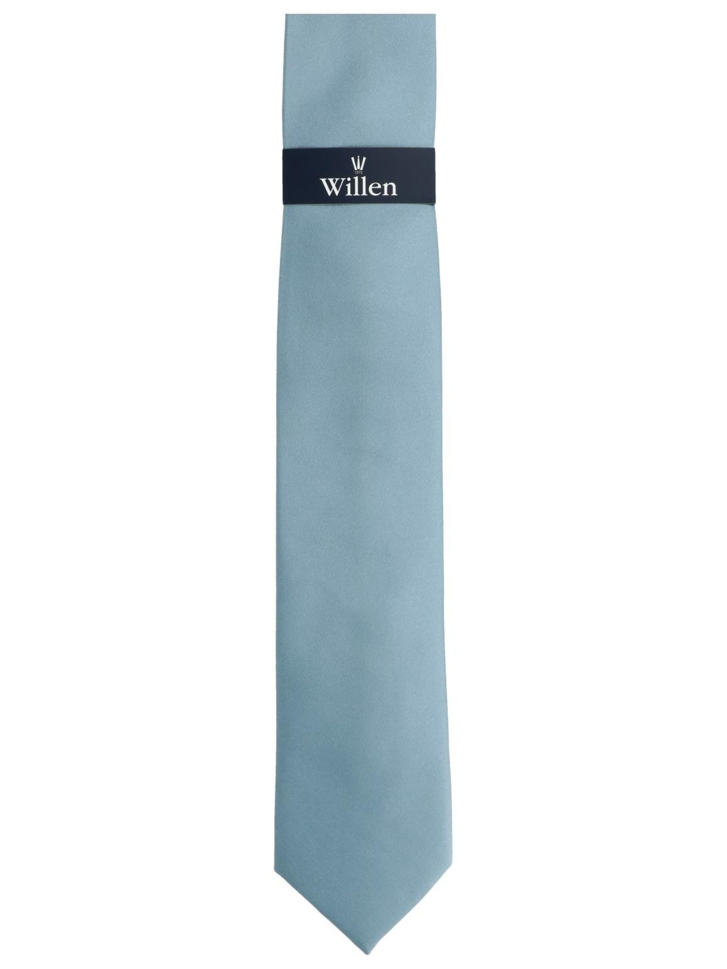 WILLEN Krawatte 'Uni de Luxe'‌‌‌‌‌‌‌‌ in Grün: Vorderseite