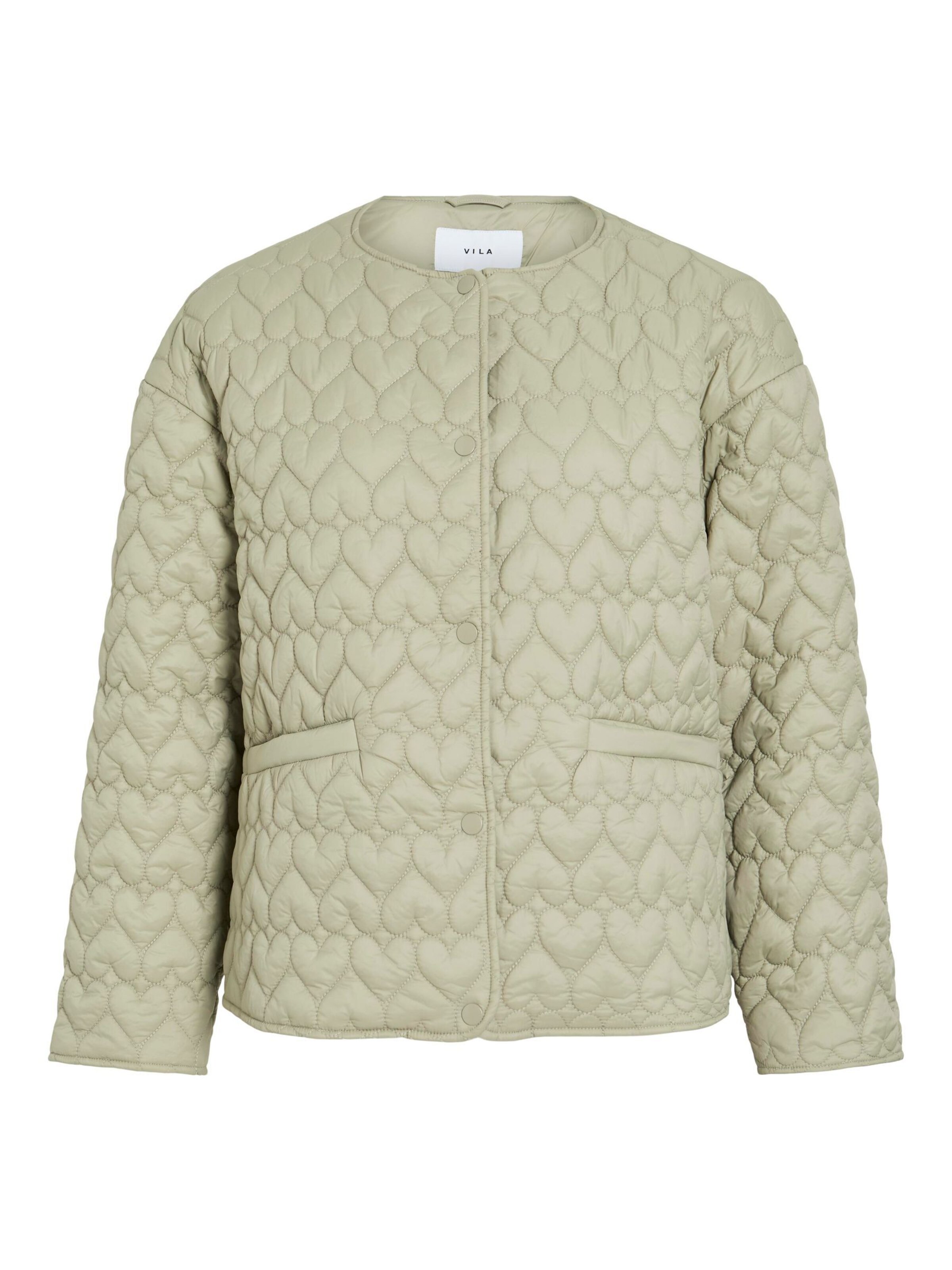 VILA - Chaqueta de entretiempo en beige: frente