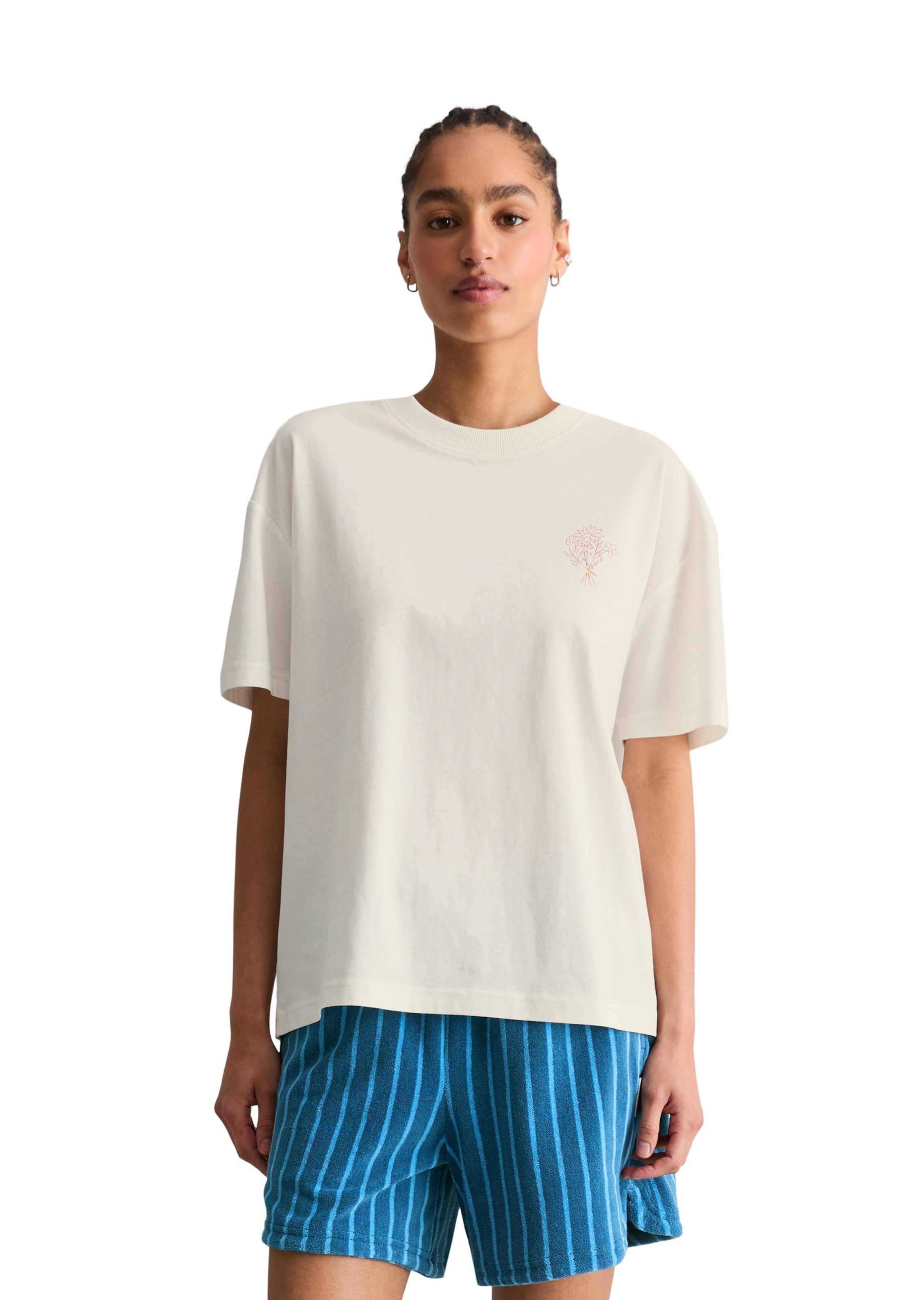 Marc O'Polo DENIM Shirt in Wit: voorkant