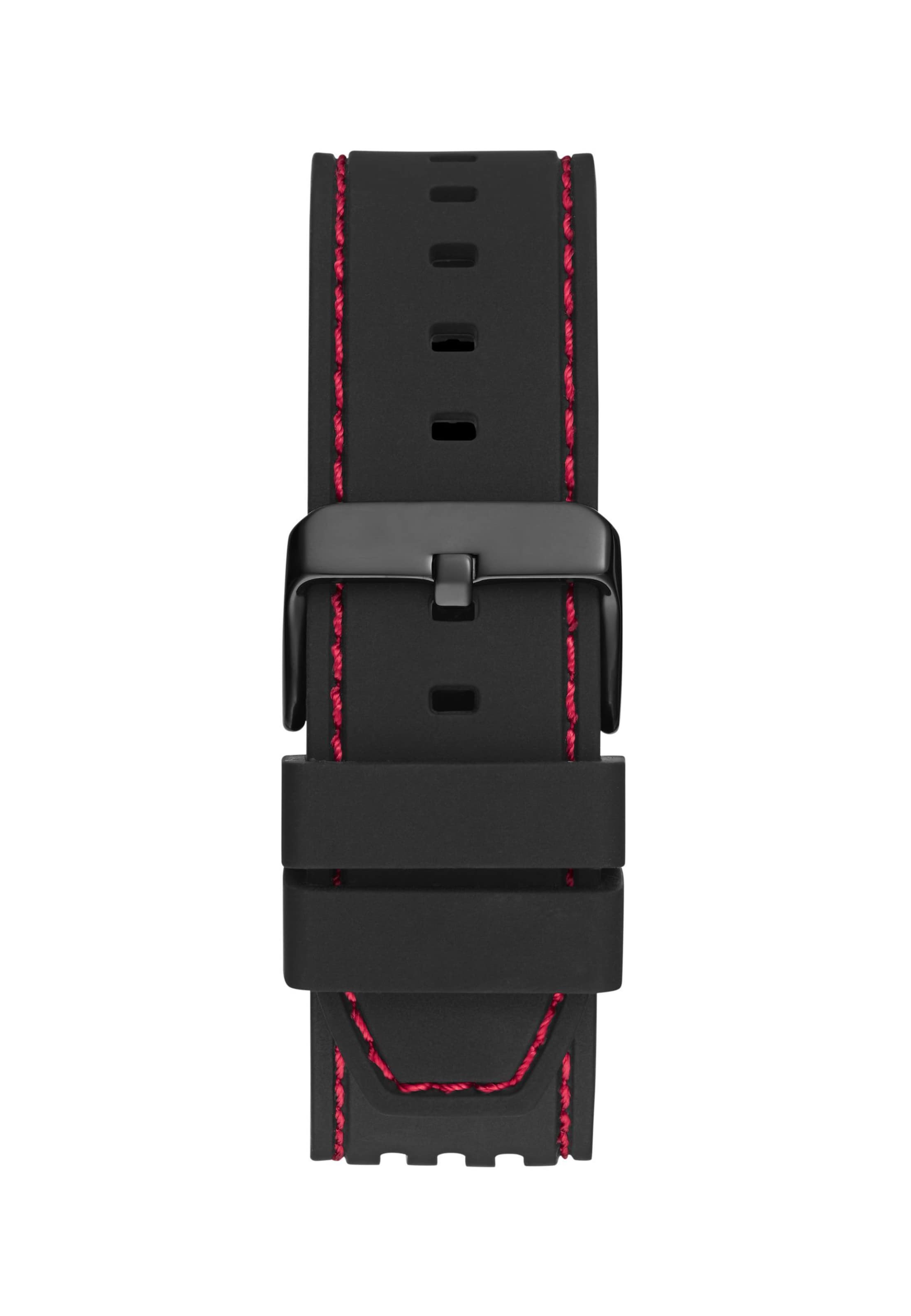 GUESS Uhr 'Phoenix' in Schwarz