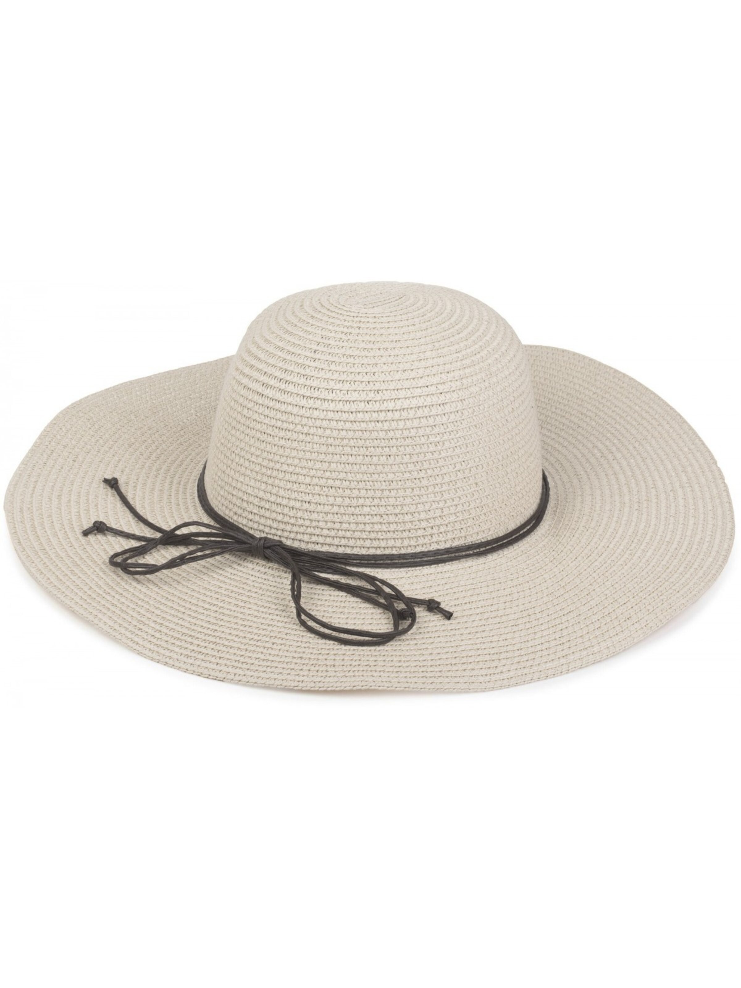 styleBREAKER Hat 'Floppy Sonnenhut mit schmalem Zierband und Schleife' in Beige