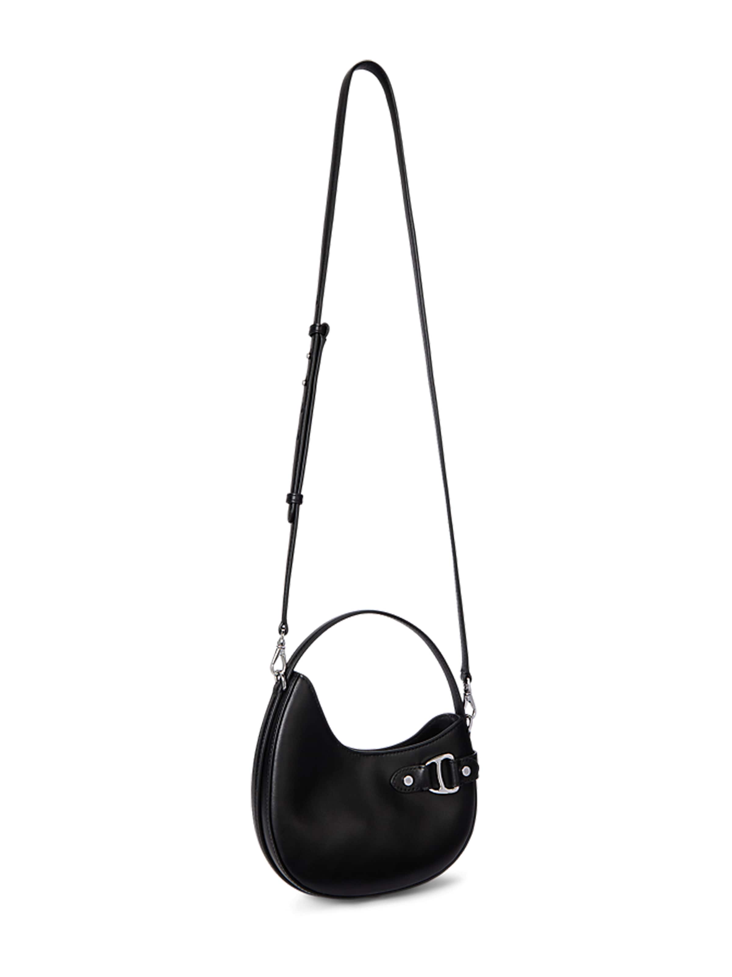 Sac à bandoulière Lauren Ralph Lauren en noir : devant