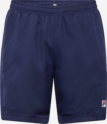 FILA - regular Pantalón deportivo 'Leon' en azul: frente